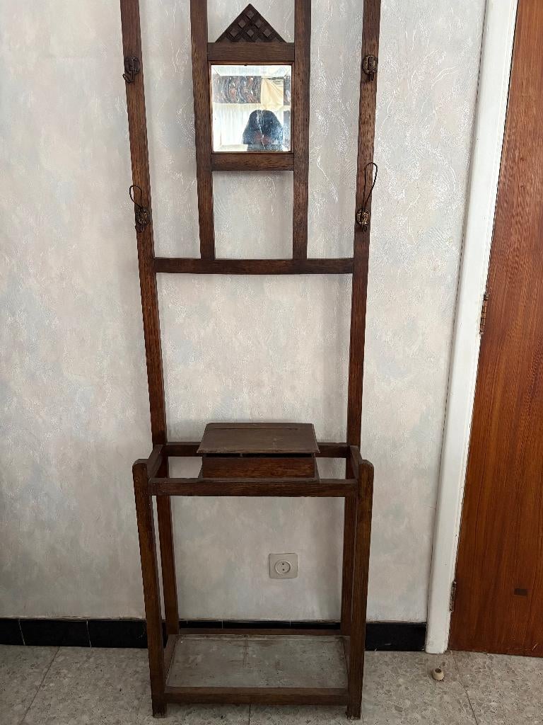 Art Deco Staande Kapstok, Ophalen, Gebruikt, 200 cm of meer, Staande kapstok