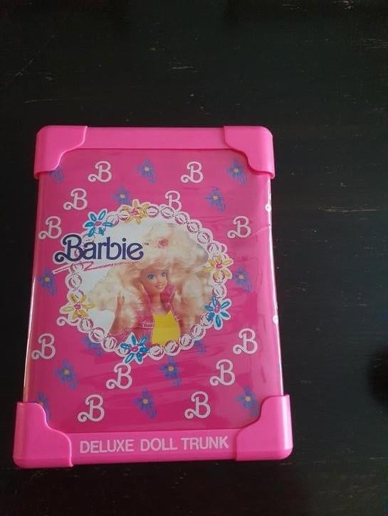 Barbie deluxe doll trunk begin jaren 1990, Ophalen, Zo goed als nieuw, Barbie