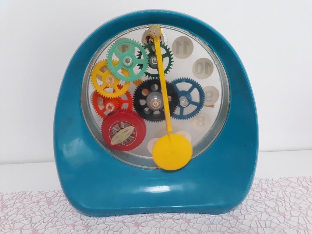 Horloge-jouet Vintage mécanique, Enlèvement ou Envoi, Utilisé