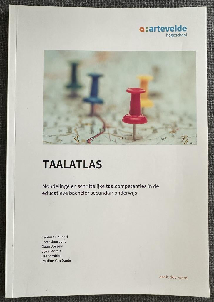 Artevelde taalatlas lerarenopleiding zo goed als nieuw, Boeken, Studieboeken en Cursussen, Ophalen of Verzenden, Nieuw, Hogeschool