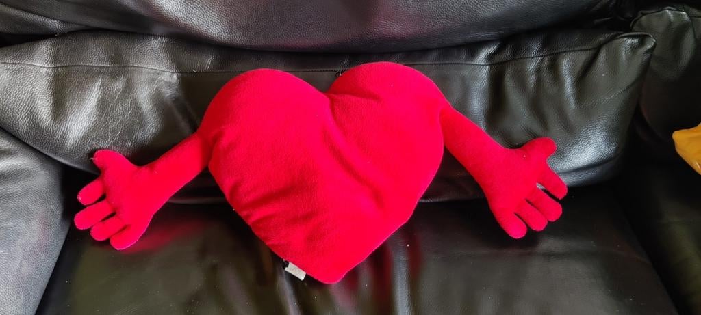 Coussin cœur Ikea, Maison & Meubles, Accessoires pour la Maison | Coussins, Enlèvement ou Envoi, Utilisé, Rouge, En forme de cœur