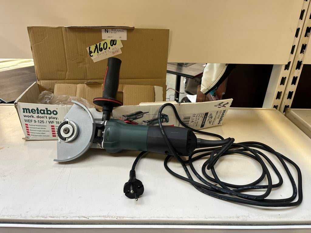 Metabo slijpmachine, nieuw!, Ophalen, Nic.debruyne@gmail.com, Overige typen, Nieuw