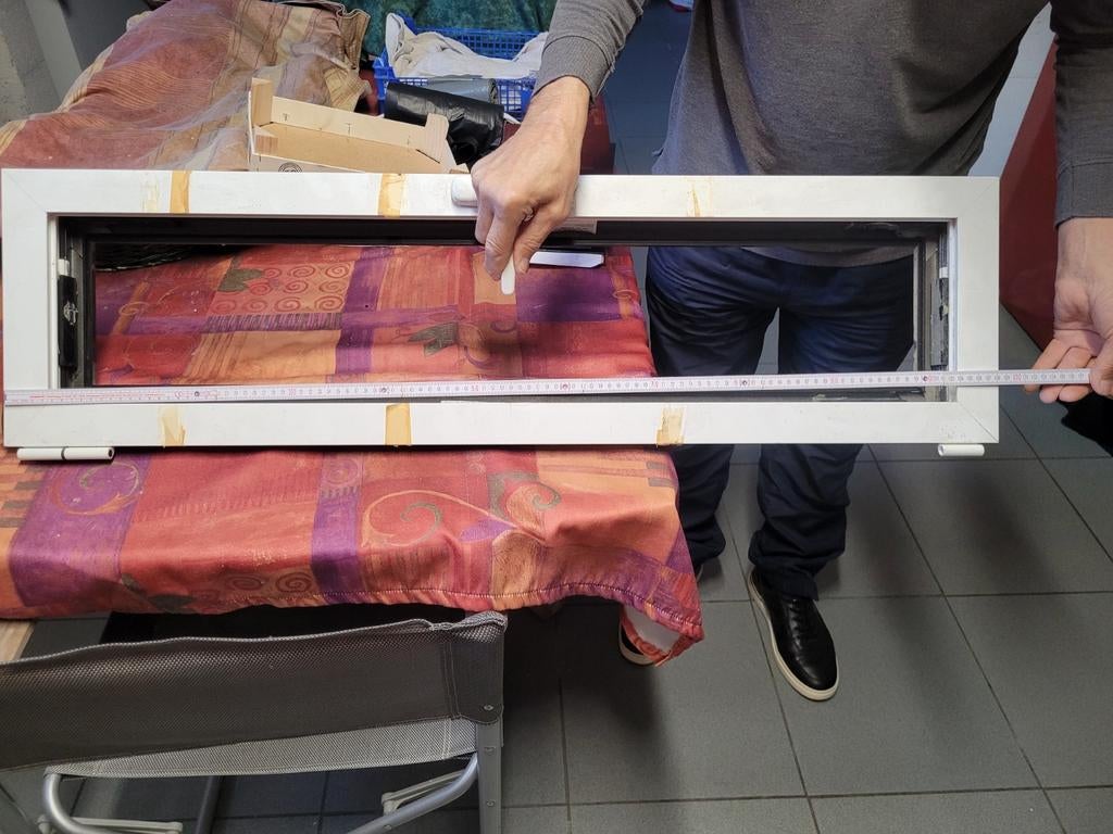 Châssis en aluminium sans vitre, Bricolage & Construction, Châssis & Portes coulissantes, Enlèvement, Utilisé, Aluminium