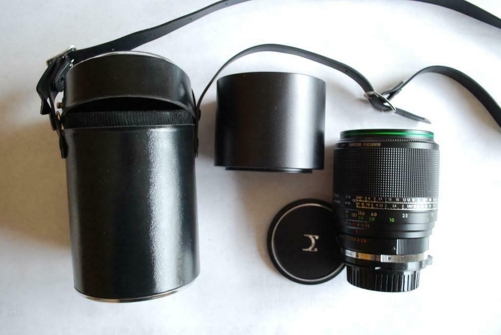 Portretlens met leder etui, Sigma, Enlèvement ou Envoi, Comme neuf, Zoom