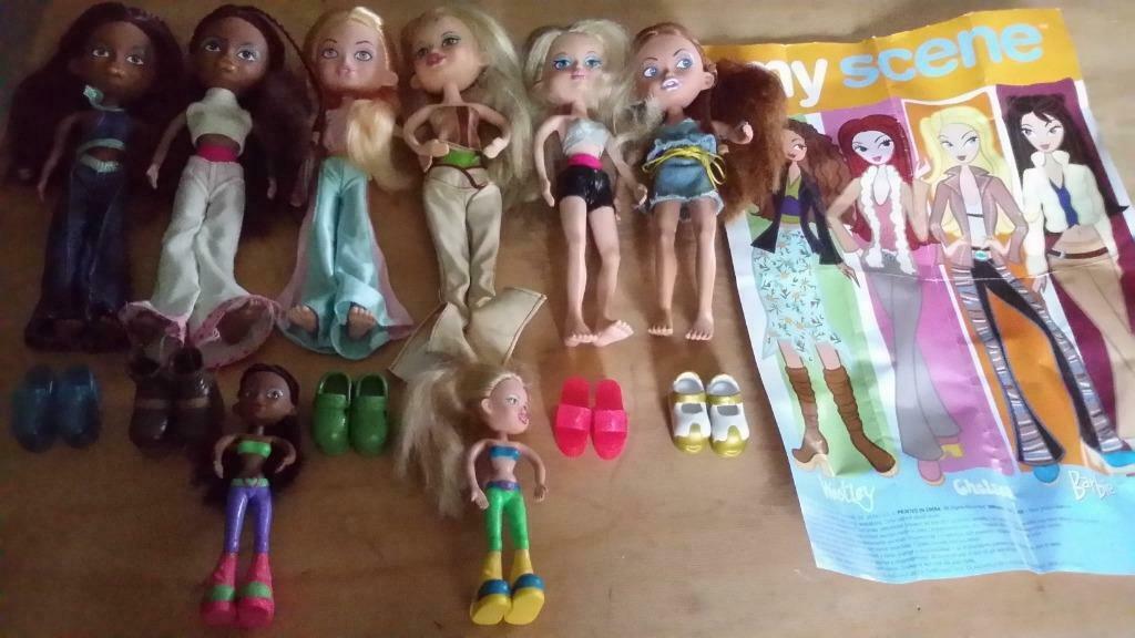 Poppen (Barbie) My Scene poppen 8 stuks, Ophalen of Verzenden, Zo goed als nieuw, Fashion Doll