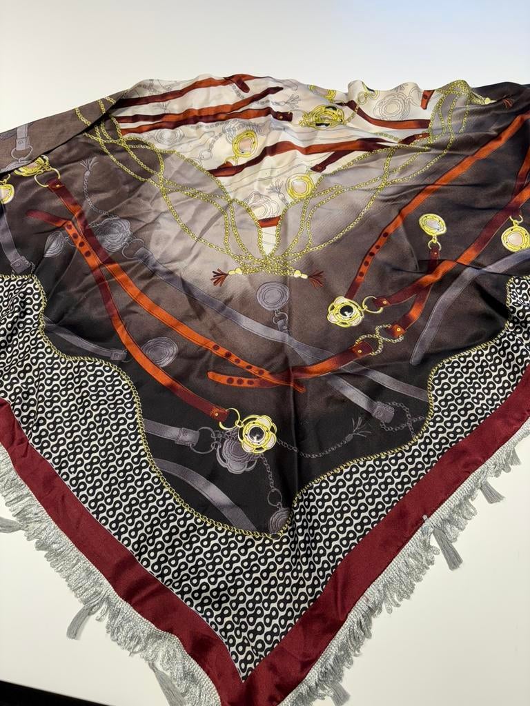 3-hoekig sjaaltje, Noir & Blanc, Ophalen of Verzenden, Gedragen, Sjaal