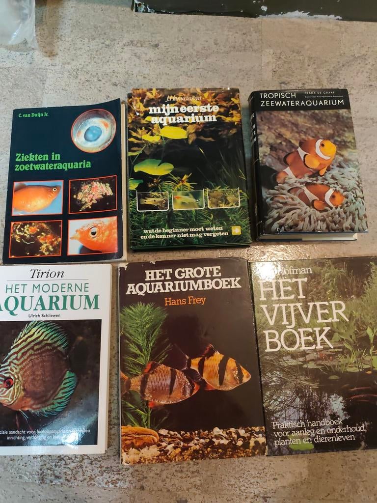 Lot van verschillende aquarium boeken., Boeken, Ophalen of Verzenden, Vissen, U. Schliewen