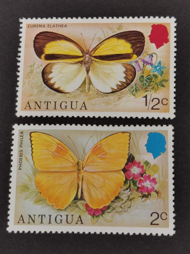 Antigua 1975 - papillons, insectes *, Enlèvement ou Envoi, Non oblitéré, Amérique du Nord