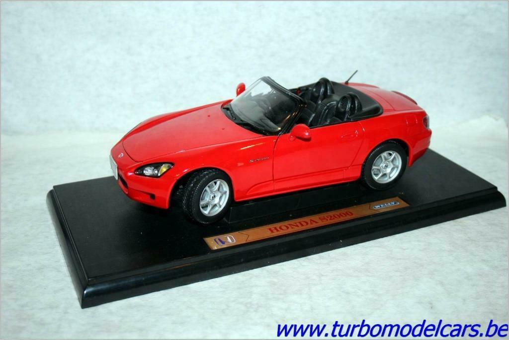 Honda S 2000 1/18 Welly, Hobby en Vrije tijd, Modelauto's | 1:18, Ophalen of Verzenden, Zo goed als nieuw, Auto, Welly