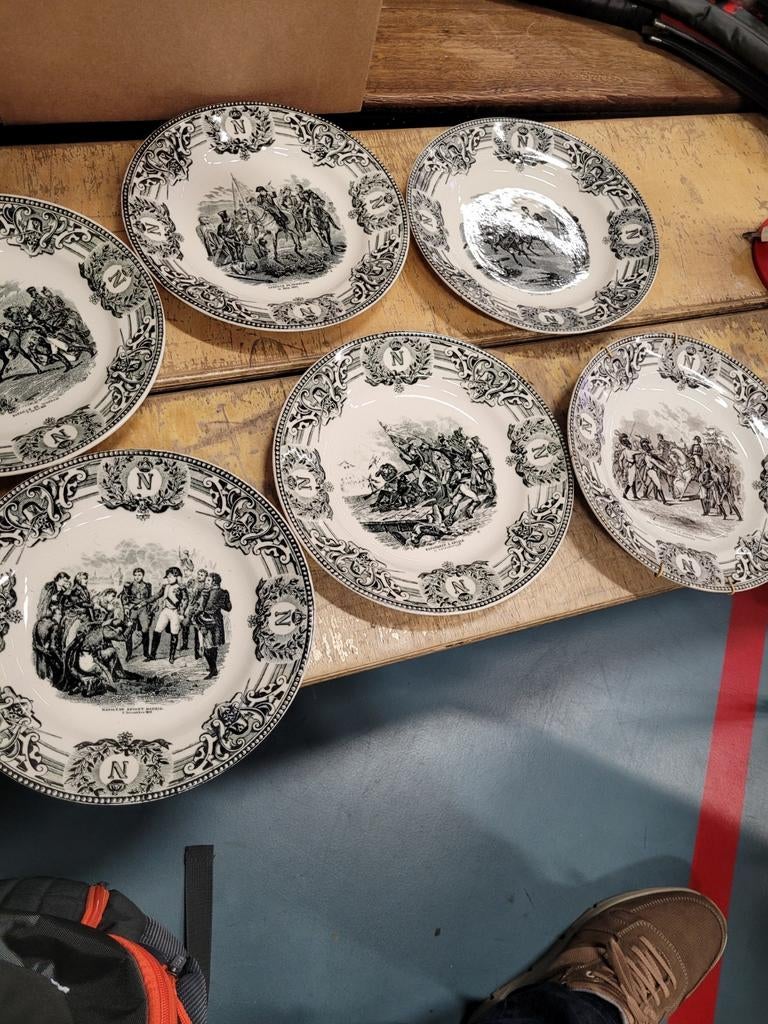 6 borden napoleon, Antiek en Kunst, Ophalen of Verzenden