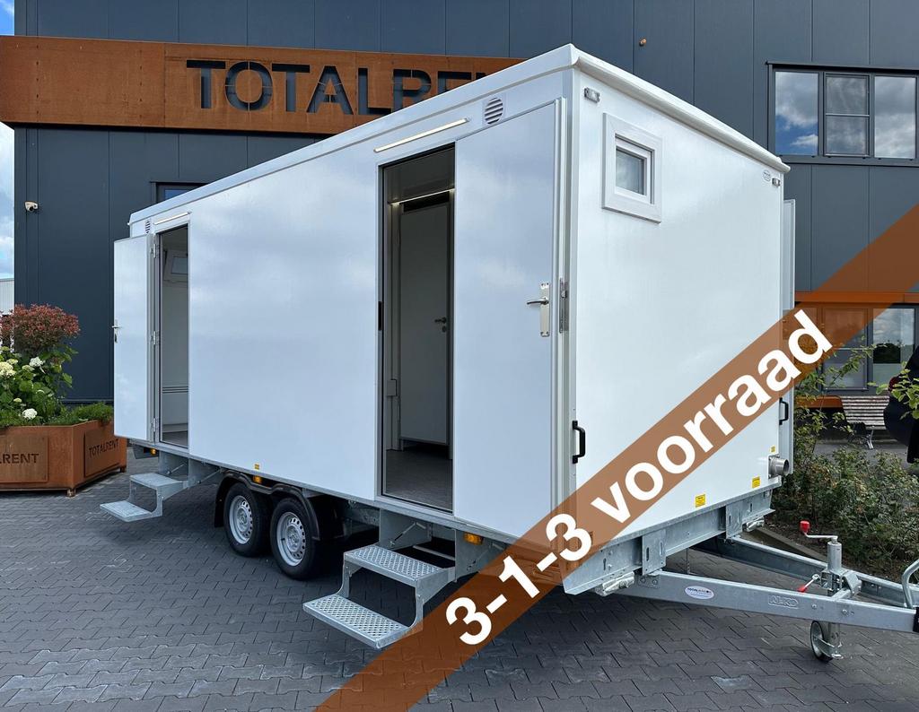 Te koop voorraad 3-1-3 toiletwagens en 2-1-2, Ophalen, Zo goed als nieuw