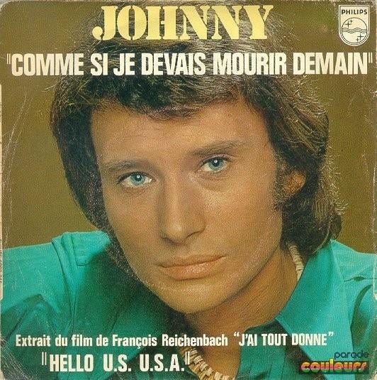 johnny hallyday, Ophalen of Verzenden