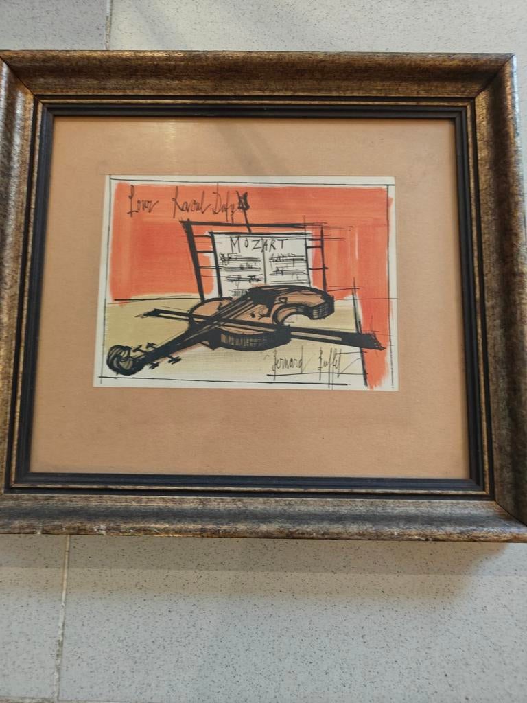 Lithographie de Bernard Buffet, Antiquités & Art, Enlèvement ou Envoi