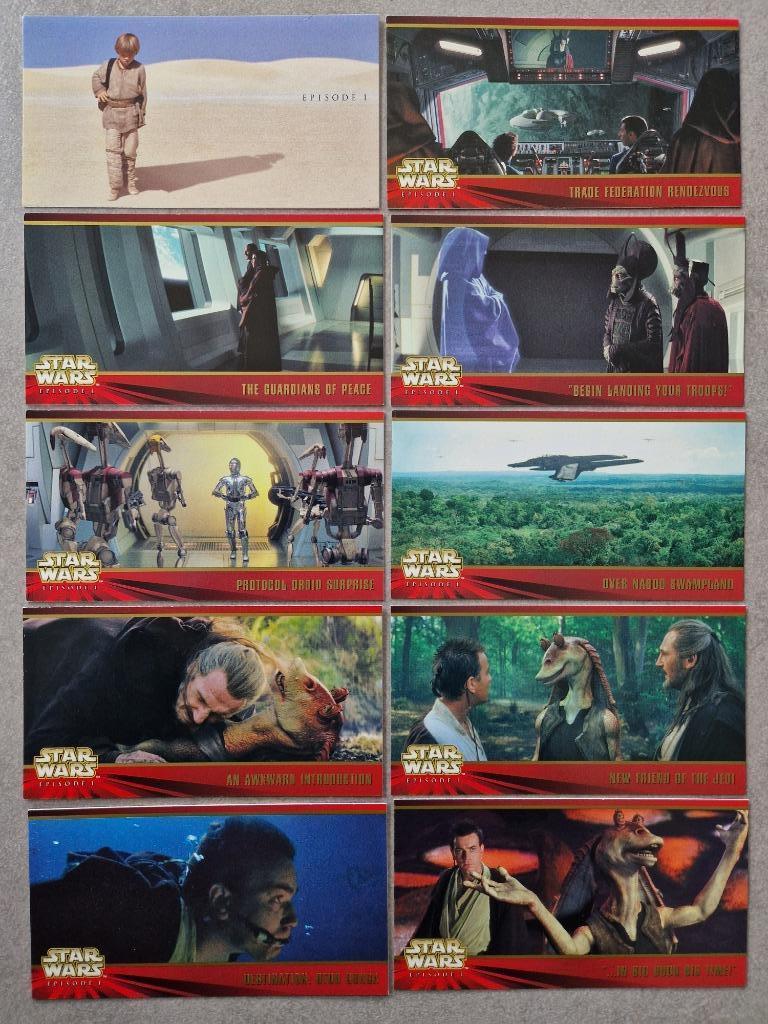 Star Wars Topps Widevision Episode 1 Series 1 Set complet, Ophalen of Verzenden, Zo goed als nieuw, Overige typen