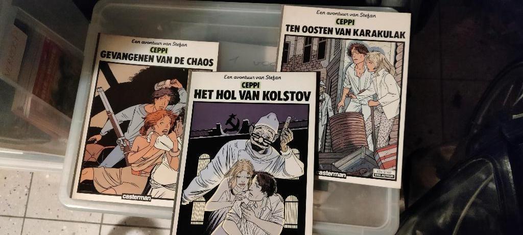 Stefan - 3 avonturen strips, Livres, BD, Comme neuf, Plusieurs BD, Enlèvement