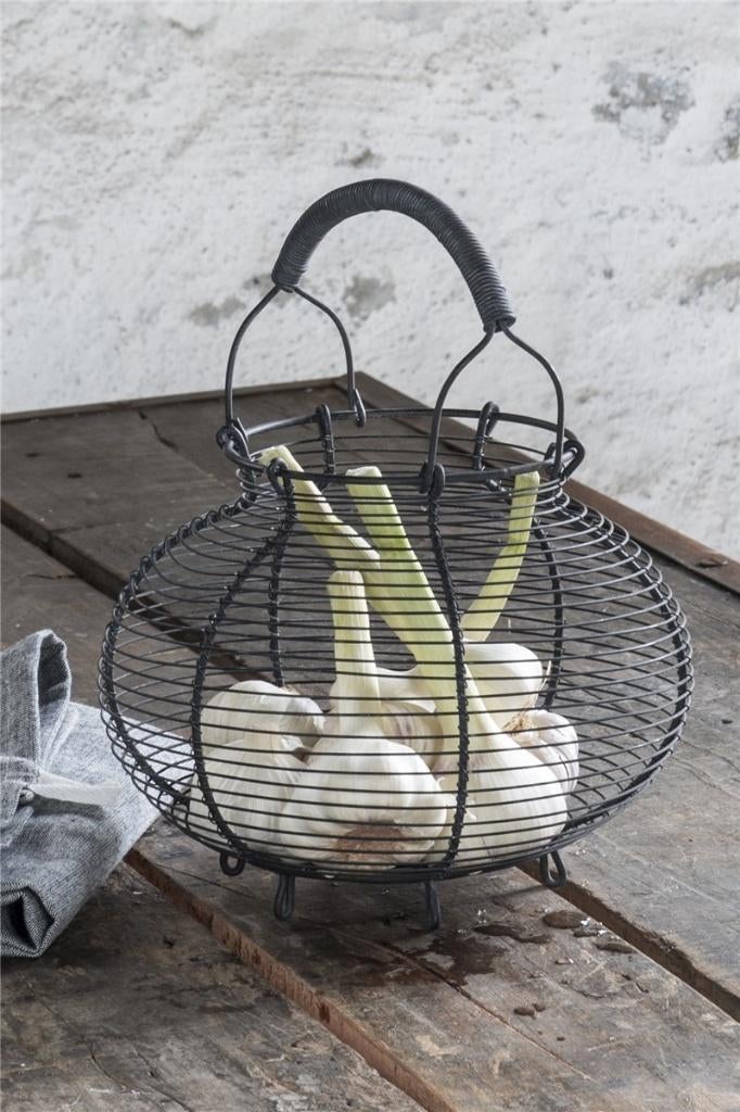 EIEREN MANDJE ~Draad brocante~ IB Laursen landelijk, Ophalen of Verzenden