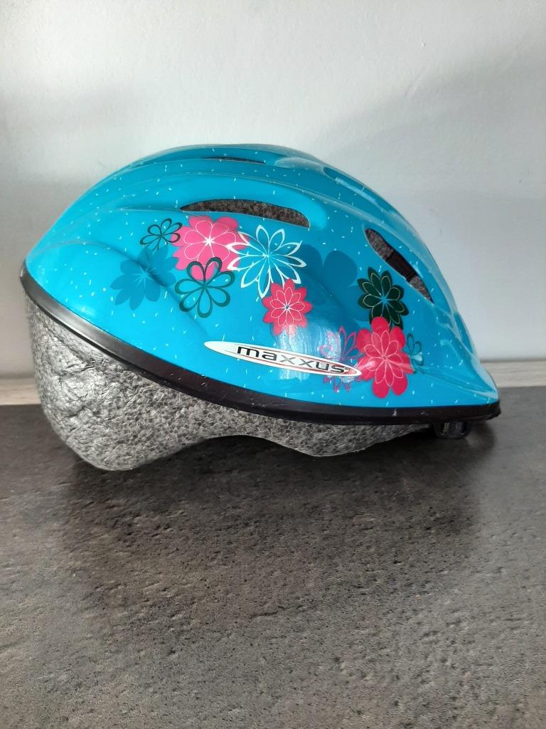 Fietshelm kind maat S + beschermers Fila, Ophalen, Zo goed als nieuw, S, Meisje