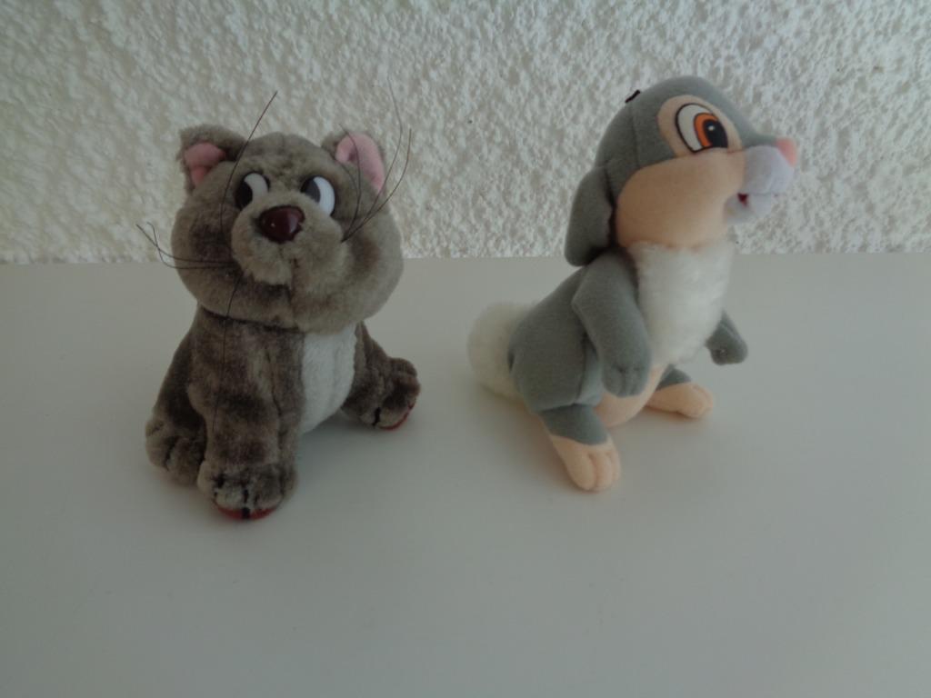 Doudou Disney Les Aristochats Berlioz et 1 lapin JEMINI, Enlèvement ou Envoi, Autres personnages, Comme neuf, Peluche
