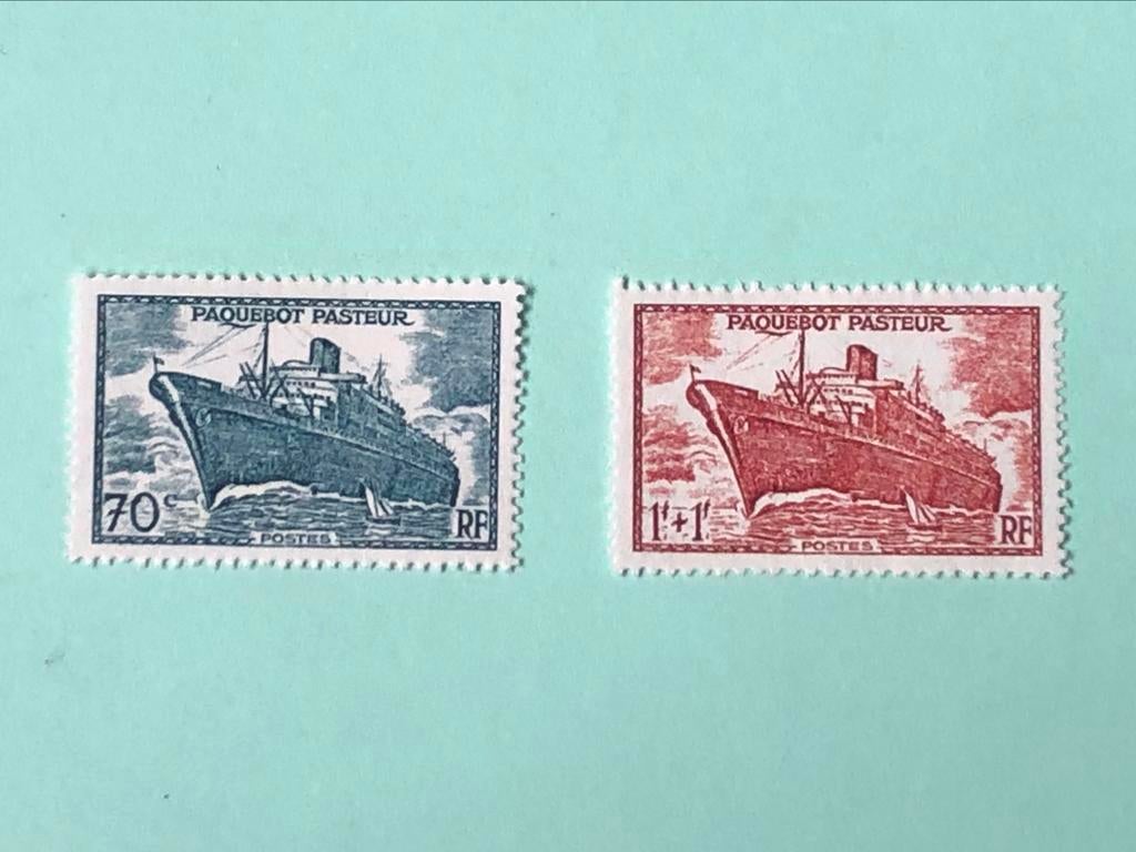 Frankrijk  postzegels Pasteur liner, Ophalen of Verzenden, Postfris
