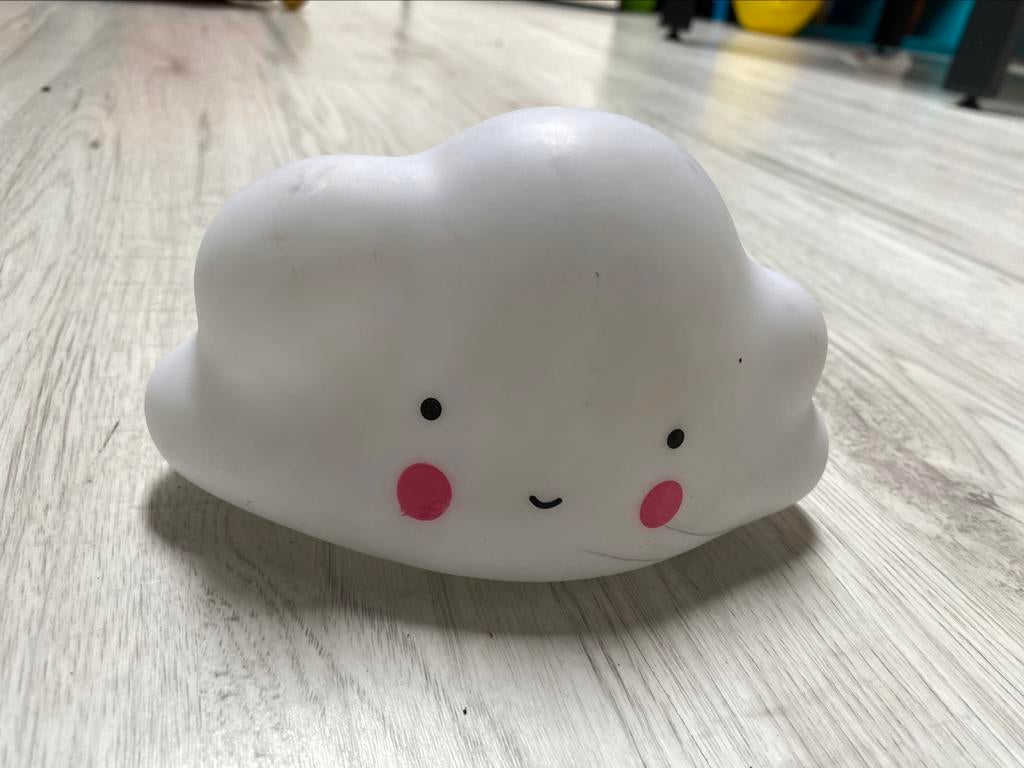 Lampje in de vorm van een wolk, Ophalen, Gebruikt, Lamp