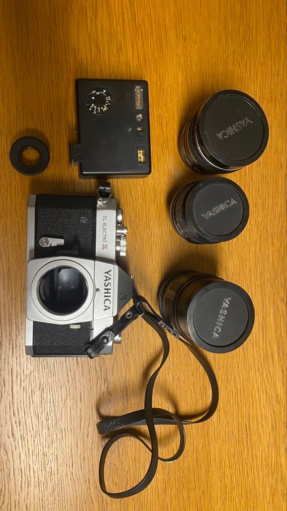 Yashica TL electro x analoge camera, Enlèvement, Utilisé
