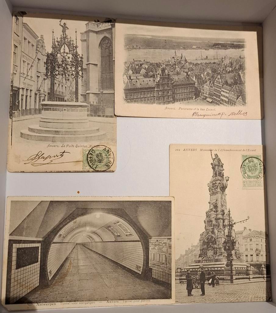 Anvers. Lot de 7 cartes postales, Collections, Enlèvement ou Envoi, Anvers
