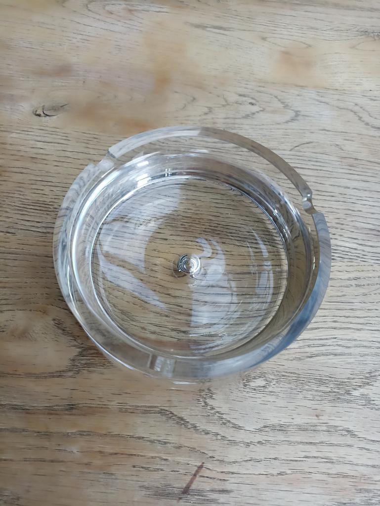 Cendrier en verre 14 cm, Enlèvement ou Envoi, Comme neuf