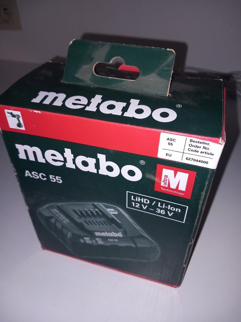 Metabo Oplader ASC 55, 12-36 V, Doe-het-zelf en Bouw, Ophalen of Verzenden, Nieuw
