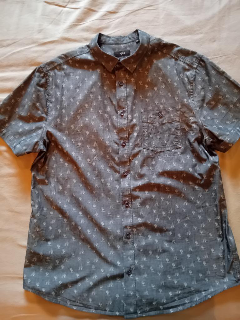 Grijs hemd JBC ,maat L, Kleding | Heren, Overhemden, Ophalen of Verzenden, Zo goed als nieuw, Grijs, JBC