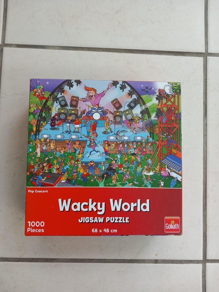 Puzzel 1000 stukjes - Wacky World - Pop Concert, Enlèvement, 500 à 1500 pièces, Comme neuf, Puzzle