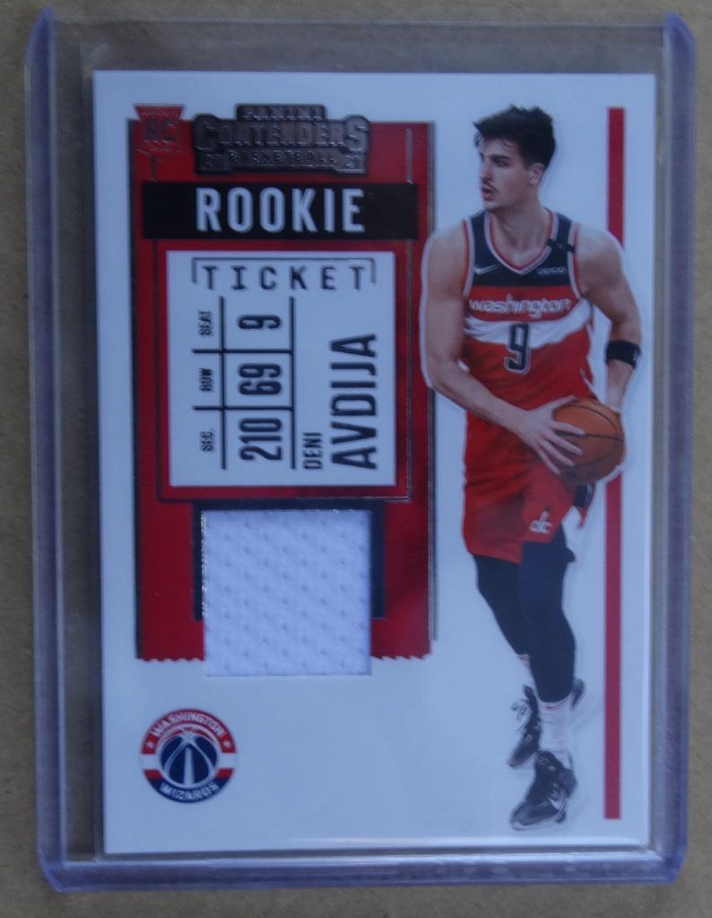 Carte Maillot recrue Deni AVDIJA Contenders 20-21 #RS -DAV, Envoi, Neuf, Autres types