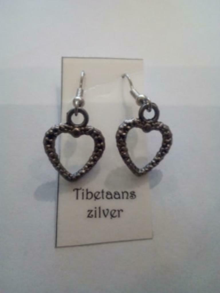 oorbellen tibetaans zilver, Ophalen of Verzenden, Nieuw, Zilver, Zilver