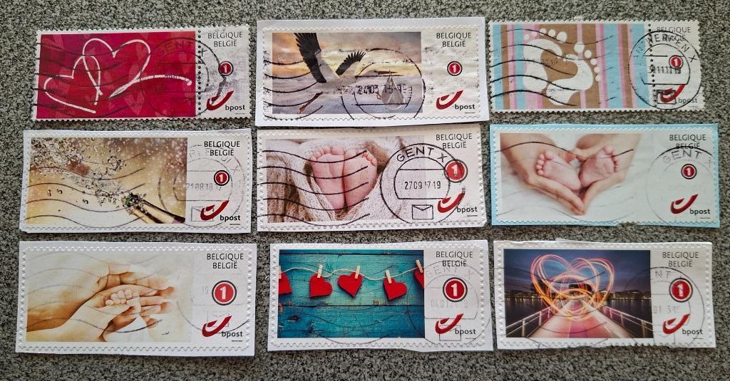 Timbres belges Timbres thématiques, Enlèvement ou Envoi, Affranchi