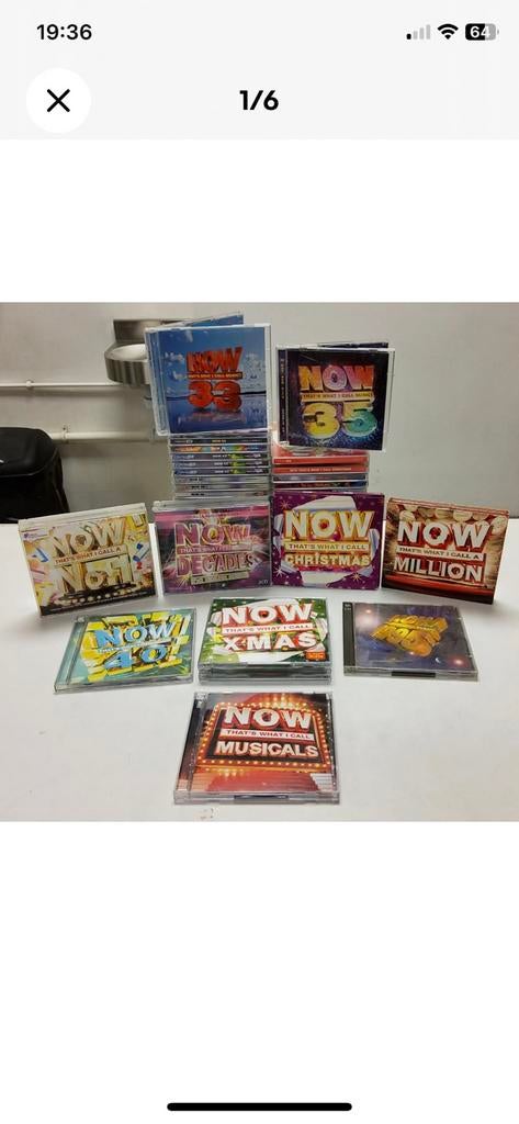 44 x Compilation Now CD (Best UK Chart Compilation), Enlèvement ou Envoi, Utilisé