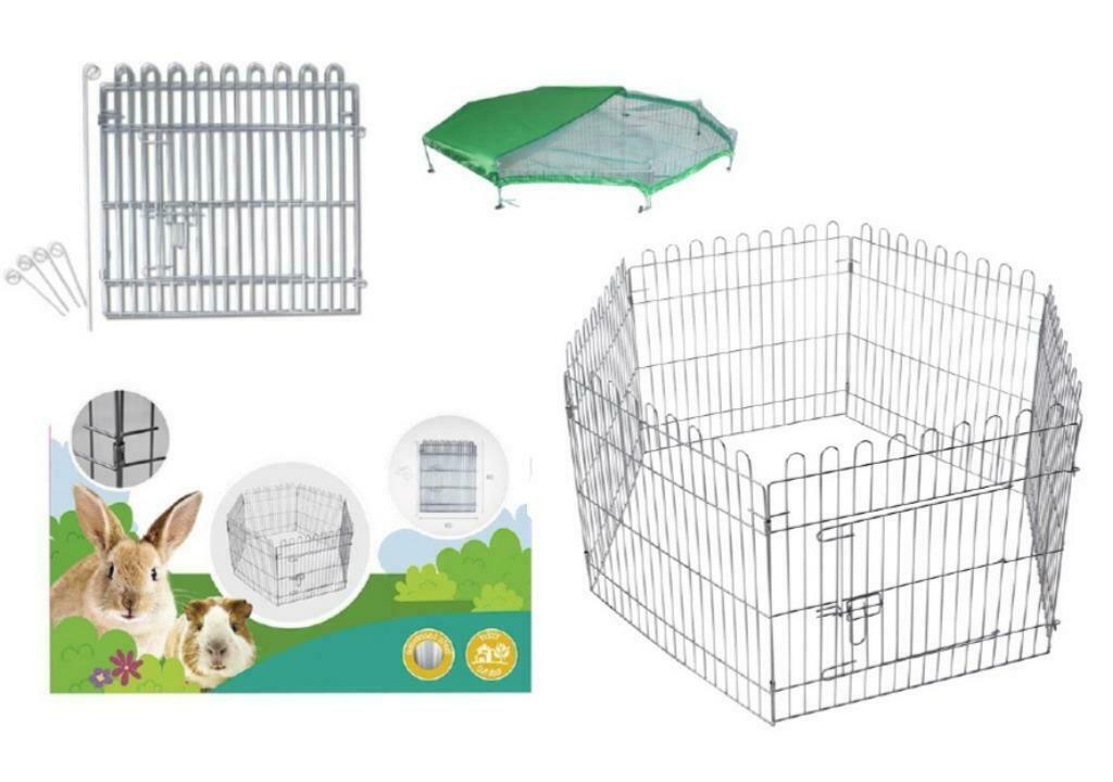 Puppy Run Métal Hexagonal 60x60cm, Animaux & Accessoires, Accessoires pour chiens, Neuf, Enlèvement