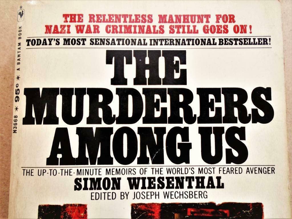 The Murderers among us: Memoirs of Simon Wiesenthal - 1968, Enlèvement ou Envoi, Josph Wechsberg, 1945 à nos jours, Utilisé