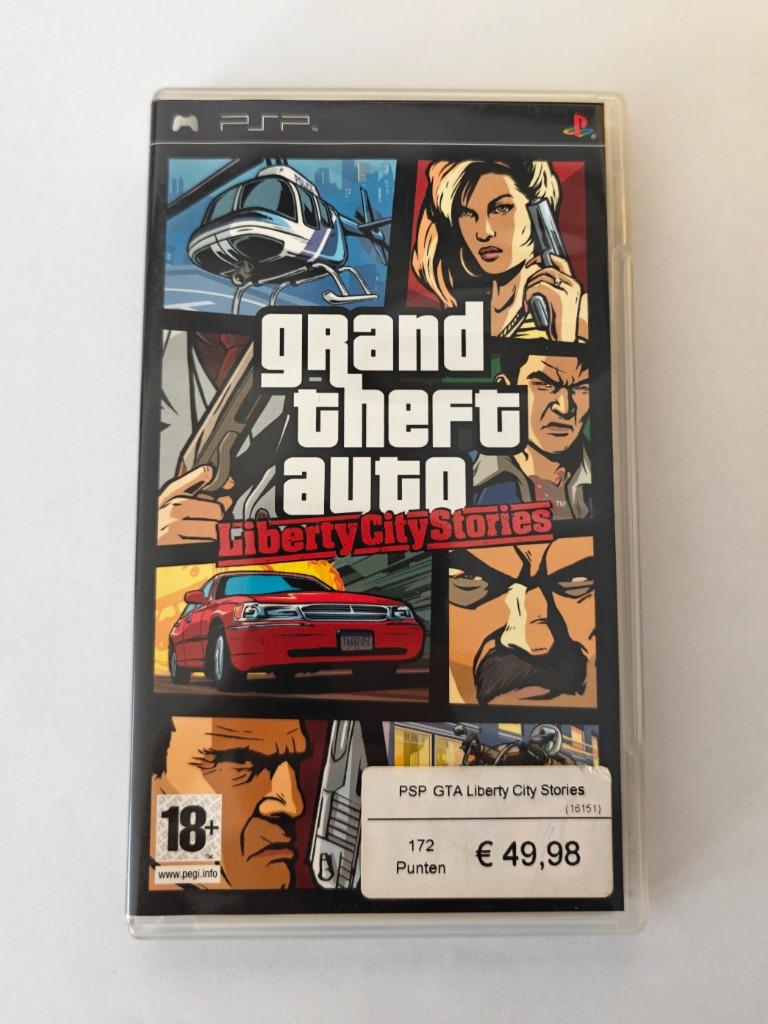 PSP spel Grand Theft Auto Liberty City Stories, Games en Spelcomputers, Games | Sony PlayStation Portable, Gebruikt, Avontuur en Actie