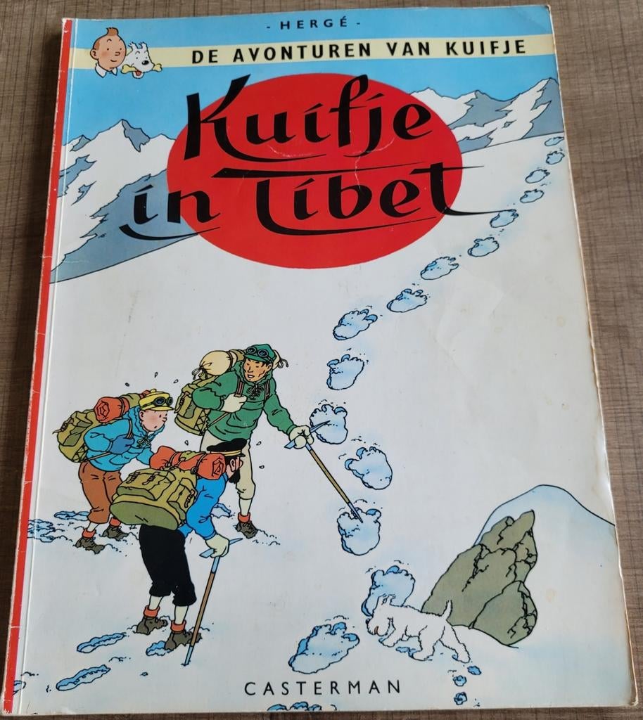 Stripuitgave: Kuifje in Tibet, Eén stripboek, Ophalen of Verzenden, Gelezen