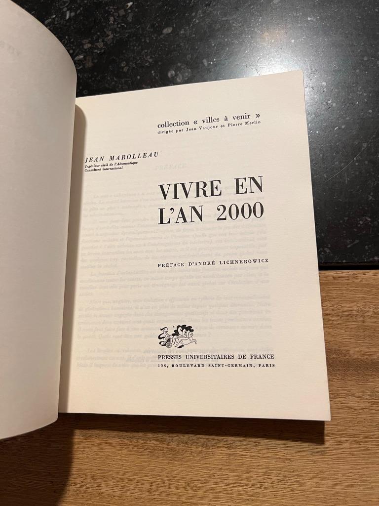 Vivre en l'an 2000 - Jean Marolleau, Enlèvement ou Envoi, 20e siècle ou après, Utilisé, Jean Marolleau