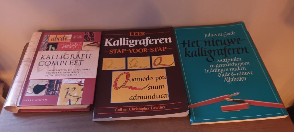 kalligrafie, Hobby en Vrije tijd, Ophalen, Zo goed als nieuw