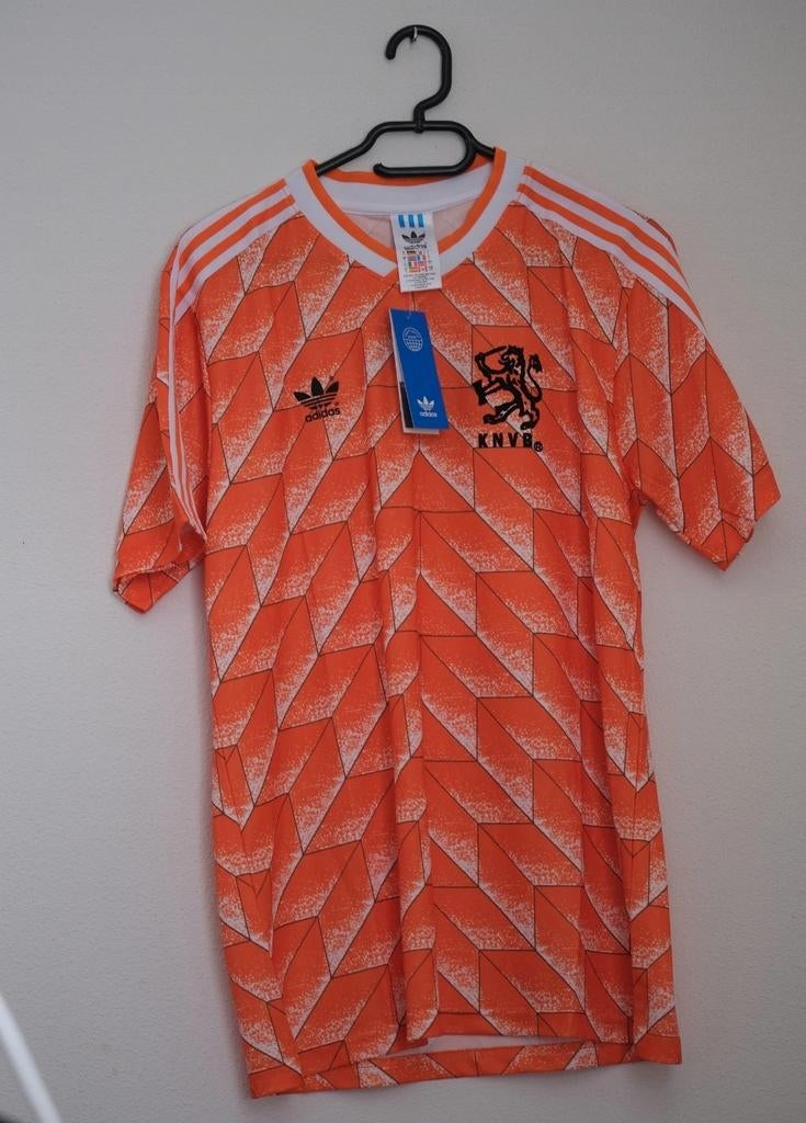 Nederlands elftal Van Basten Europees Kampioen Finale 1988, Envoi, Comme neuf, Maillot