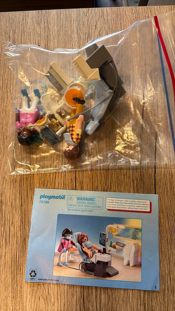 Playmobil tandartspraktijk, Ophalen, Zo goed als nieuw