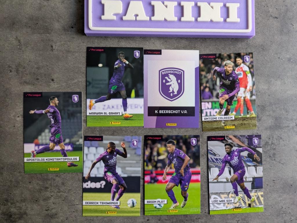 Panini trade cards/adrenaline VOETBAL 7x BEERSCHOT 2024/25, Verzenden, Nieuw, Sticker