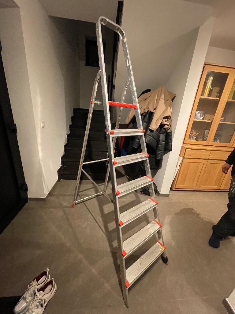 Ladder Altrex, Doe-het-zelf en Bouw, Ladders en Trappen, Ophalen, Gebruikt, Ladder, Opvouwbaar of Inschuifbaar