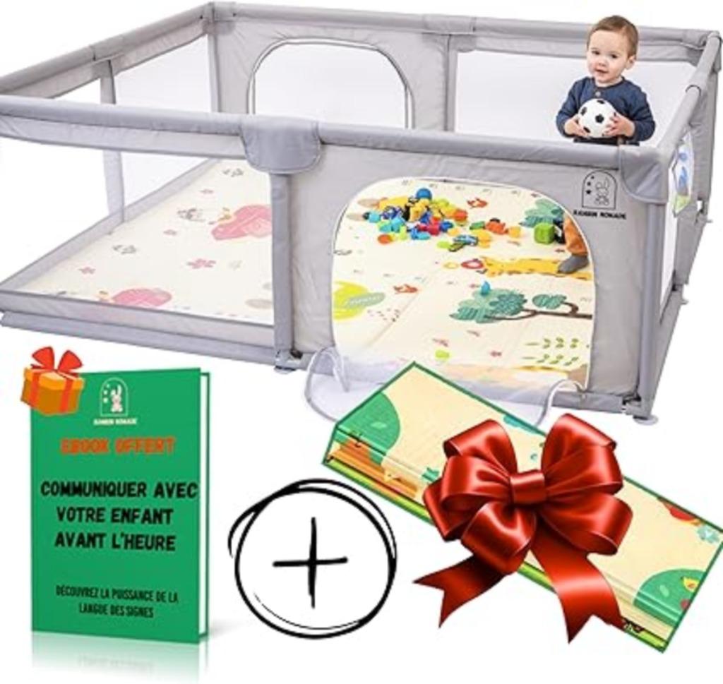 Coffret Baby Park XXL pour enfants - LIVRAISON RAPIDE ET GR, Neuf, -, -, BAMBIN NOMADE