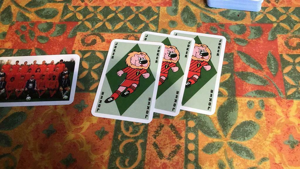 Cartes diables rouges (A1), Hobby & Loisirs créatifs, Enlèvement ou Envoi, Comme neuf, Deck game