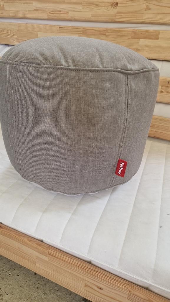 Poef fatboy point outdoor grey taupe nieuw, Ophalen, Nieuw, Grijs, Overige typen