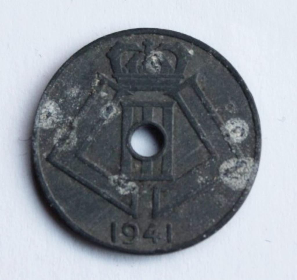 5 CENTS LÉOPOLD 3 BELGIQUE 1941 FR-FL, Enlèvement ou Envoi, Autre, Monnaie en vrac