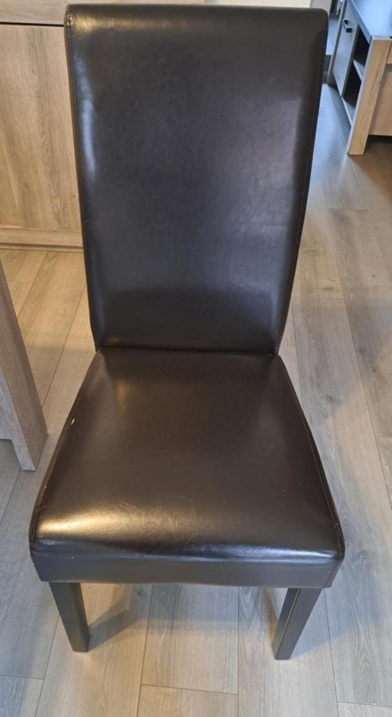 Chaises pour salle à manger, Maison & Meubles, Enlèvement, Utilisé, Cuir