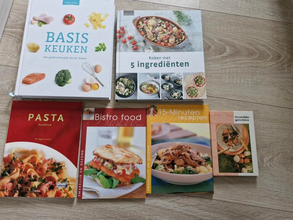 Lot kookboeken "basis keuken", Ophalen of Verzenden
